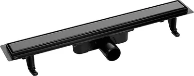 Immagine prodotto di Scarico Per Doccia Canale Elegante 100 Cm In Acciaio Inox Nero Doccia Bagno