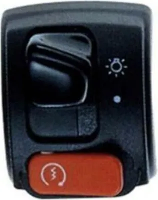 Immagine prodotto di DOMINO gruppo interruttore manubrio destro nero BOOSTER, BW'S NG '00-03, STARTER, 2-STOP-LIGHT