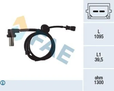 Produktbild von FAE ABS Sensor Raddrehzahl Vorne für VW PASSAT Variant (3B6) 78062