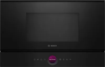 Image de Micro-ondes Encastrable BOSCH SER8, BFL7221B1, Noir, 21 L, 38,2 x 59,4 x 31,8 cm, 7 Programmes Automatiques
