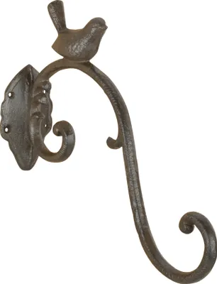 Produktbild von Esschert Design Haken Gusseisen Vogel; LH236; 6,7x27,4x24,0 cm