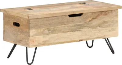 Obrázek produktu pro The Living Store Truhe 90x40x45 cm Mango Massivholz