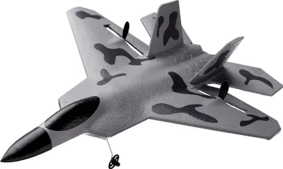 Produktbild von RC Flugzeug Spielzeug für Kinder - F-22 Kampfflugzeug aus EPP - 2,4 GHz - 2 Batterien enthalten - ideal für Außen- und Innenspiele