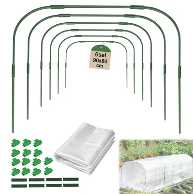 Produktbild von 6 Stück Garten Tunnelstützen für Gemüse und Pflanzen