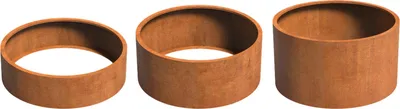 Produktbild von Adezz Circum ohne Boden Pflanzgefäß aus Corten-Stahl Pflanzkübel Blumentopf