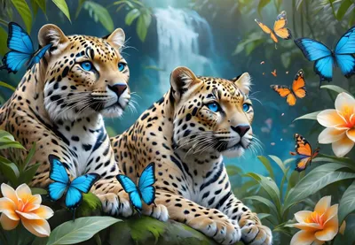 Zdjęcie produktu dla Alipson Puzzle – Puzzle „Dwa lamparty” – 1000 elementów