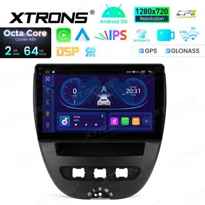 Produktbild von Xtrons IDSP10AGT Android Autoradio Toyota Aygo Peugeot 107 Citroen C1 Navigation
