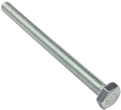 Produktbild von Set mit 50 Stück M4 x 50 mm Sechskantmuttern aus verzinktem Stahl – Werkzeug für den Selbstmontagebereich