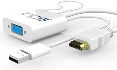 Obrázek produktu pro Převodník VGA na HDMI s USB a audio kabely - optimalizujte svůj obraz a zvuk