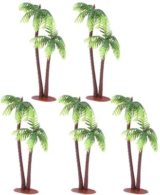Immagine prodotto di Set di 3 piccole palme decorative in plastica
