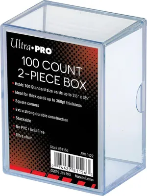 Immagine prodotto di 81156 OOP Scatola di plastica 100 due pezzi Amigo, scatola di plastica per carte collezionabili