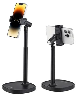 Produktbild von Verstellbarer Handyhalter für den Tisch – kompatibel mit iPhone und Samsung Smartphones