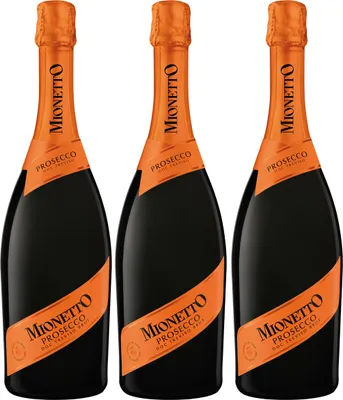 Immagine prodotto di Mionetto Prosecco DOC Treviso Brut tart Prestige Vegan 750ml 3 pack