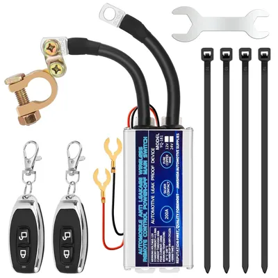 Produktbild von Batterie Trennschalter, Drahtloser Ferngesteuerter, 12V 200A Auto Trennschalter
