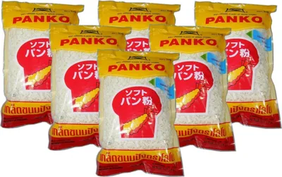 Produktbild von 6er Pack LOBO PANKO Brotkrumen nach japanischer Art (6x 200g) | Tempura | Breadcrumbs