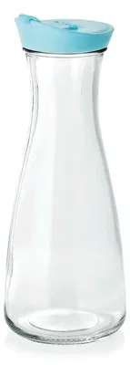 Produktbild von 20x Glas Karaffe 26 cm, 1 l, blau