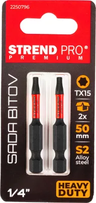 Obrázek produktu pro Bit Strend Pro Premium Torx, T 15, bal. 2 ks