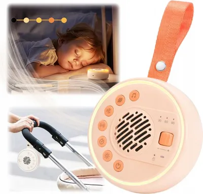 Image de Générateur de bruit blanc pour aider les enfants à s'endormir, veilleuse, haut-parleur Bluetooth