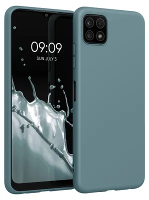 Produktbild von kwmobile Handyhülle für Samsung Galaxy A22 5G Hülle - TPU Case - Kabelloses Laden - Schutzhülle Cover in Antique Stone