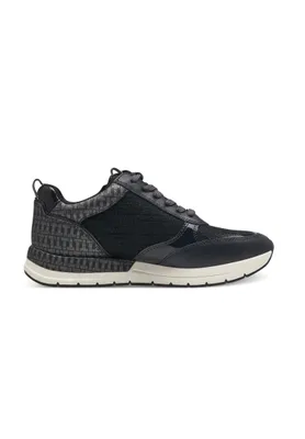 Produktbild von Tamaris Damen Sneaker Schnürschuh Halbschuh Reißverschluss 1-23732-41, Größe:38 EU, Farbe:Blau