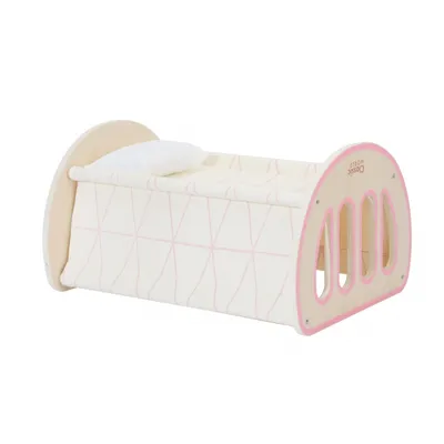 Produktbild von CLASSIC WORLD Eine Holzwiege, eine Wiege, eine Wippe für eine 2in1 Maskottchenpuppe