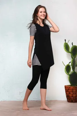 Produktbild von Hasema Burkini, Bademode, Hijab,Badeanzug, Tesettür Mayo, Swimwear H-248