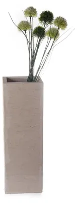 Productafbeelding van Elzusha - Cube Sandstenen Vaas 39 x 10 x 13 cm Beige