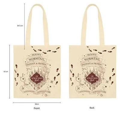 Produktbild von Harry Potter – Tasche mit Motiv der Marauders-Karte / Stofftasche