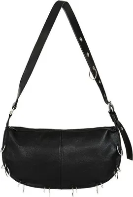 Produktbild von Banned Alternative Handtasche Damen Iron Halo Hobo Bag! schwarz Standard