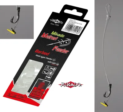Produktbild von 8 x "MIKADO METHOD FEEDER 36" Haken Rig `s Quick Stop Feederhaken 8 / Ø0,25mm / 10cm