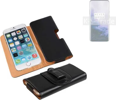 Produktbild von K-S-Trade Schützhülle Handyhülle kompatibel mit OnePlus 7 Pro 5G Holster Gürtel Tasche Schutzhülle Handy-Tasche Smartphone Case Seitentasche