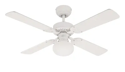 Image de Westinghouse ventilateur de plafond Vegas blanc 105 cm avec éclairage