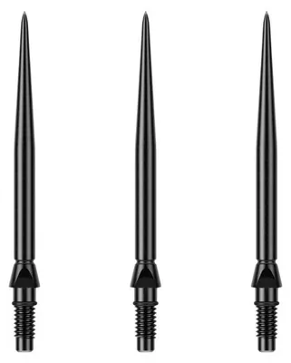 Zdjęcie produktu dla Metalowe końcówki - Przełączniki - Gładkie - Czarne - 30 mm