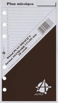 Imagen del producto de Complemento para el organizador mensual ST Plan ANTRA