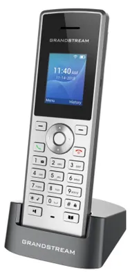 Obrázek produktu pro Grandstream WP810 - IP telefon - černý - metalický - bezdrátové sluchátko - 2 linky - 2,4/5 GHz - TFT