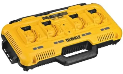 Produktbild von Schnellladegerät DeWALT DCB104-QW, 4 x 8 A, für 10,8–54 V Akkus