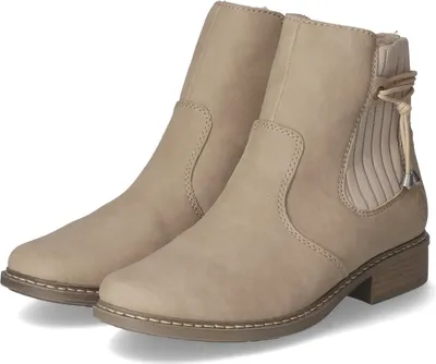 Obrázok produktu pre Rieker dámske chelsea boots/ členkové topánky béžová syntetika veľkosť: 39