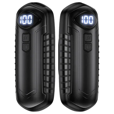 Produktbild von Zimilo Wiederaufladbarer Handwärmer, 2-in-1, 5 Heizstufen, 6000mAh, LED-Anzeige, bis 55°C, 20h Laufzeit, Ergonomisch, USB-C, Geschenkidee, Schwarz