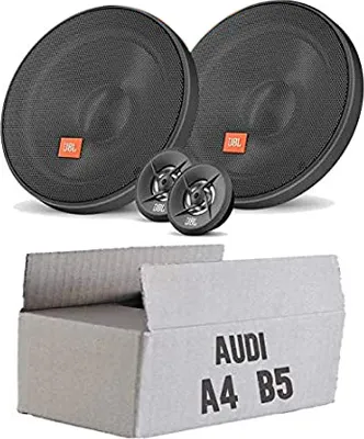 Produktbild von Lautsprecher Boxen JBL 16,5cm System Auto Einbausatz - Einbauset passend für Audi A4 B5 Avant Heck - justSOUND