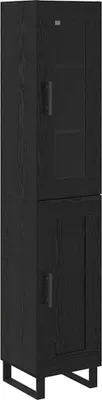 Image de Haut Armoire Chêne noir 34,5 x 34 x 180 cm Bois d'ingénierie
