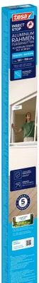 Produktbild von tesa INSECT STOP Aluminium Rahmen Fliegengitter für Fenster, 120 x 150 cm, weiß | 1 Stück