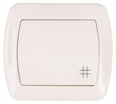 Produktbild von Kontakt-Simon AW7/12, Kunststoff, IP20, 250 V, 10 A, 90 mm, 37,5 mm