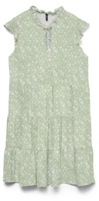 Productafbeelding van Vero Moda 10342656_1858_1277960_59, Dames, Groen, XS, 1 stuk, Was met vergelijkbare kleuren; Was binnenstebuiten; Maximale krimp: 5%, Ophangen om te drogen, Gebruik geen bleekmiddel