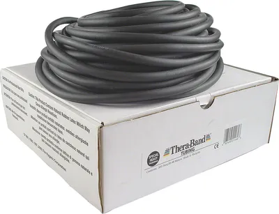 Produktbild von Thera Band Tubing Übungsband Fitness Widerstand 30,5 m spezial stark SCHWARZ