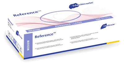 Produktbild von Meditrade Reference™ - Latex-Untersuchungshandschuhe - Größe M - 100 Stk.