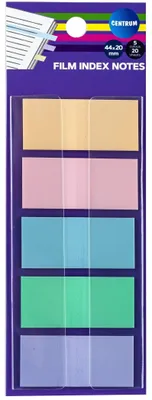 Obrázek produktu pro Zakładki indeksujące foliowe 5 pastelowych kolorów