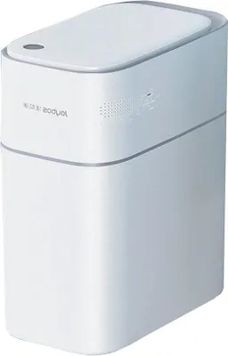 Obrázek produktu pro Inteligentní odpadkový koš 15 l s pohybovým čidlem, bílý, ABS, bezdotykový