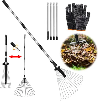 Produktbild von Rasenrechen - Laubrechen - Laubrechen - Laubrechen - Rechen - Gartenrechen - Rasenrechen - Laubrechen - Gartenrechen - Gartengeräte