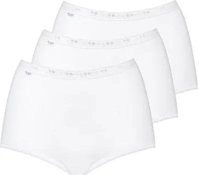 Produktbild von sloggi Damen Maxislip 3-Pack Basic+ - WHITE - Größe 48