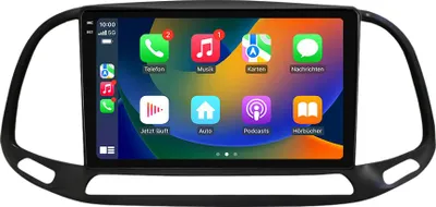 Immagine prodotto di Autoradio Android 9'' 64GB per Fiat Doblò 2015–2019 CarPlay Android Auto GPS Bluetooth WiFi